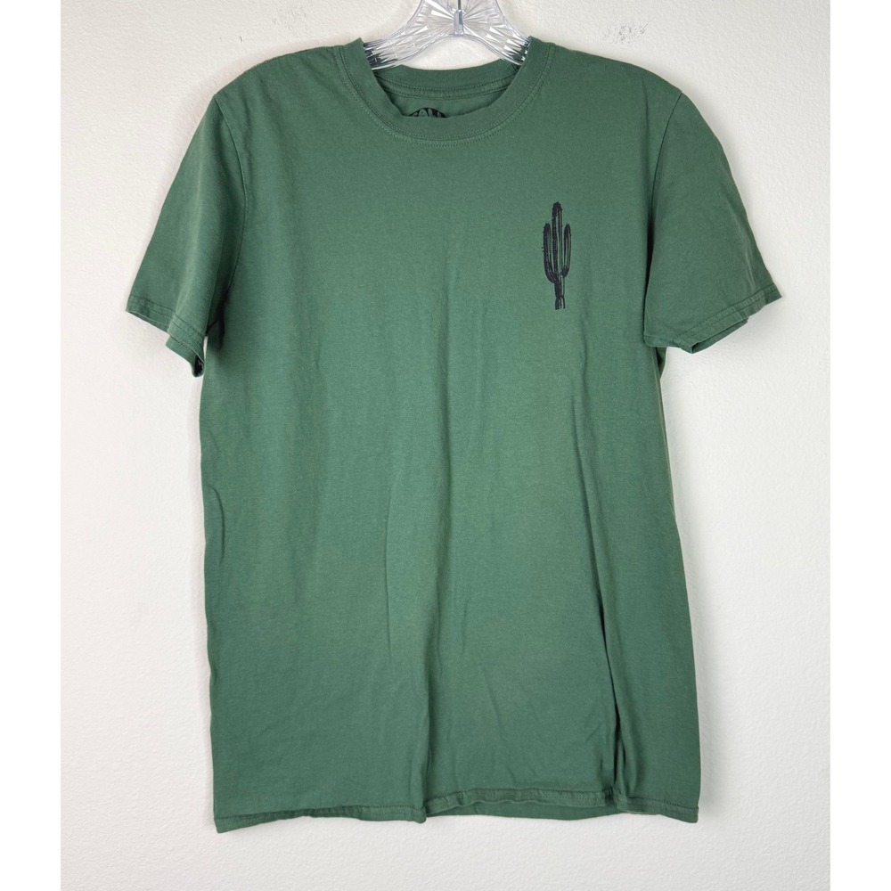 Call Your Mother T-Shirt Mens M Green Cactus Desert Graphic Cotton Short Sleeve